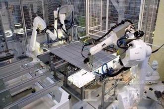 工业机器人自动化车间生产线